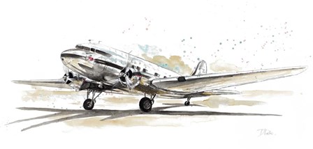 DC3 Airplane by Patricia Pinto art print