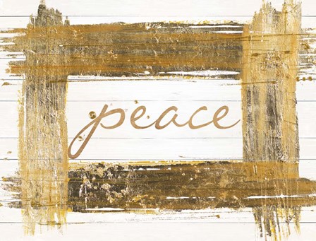 Gold Peace by Patricia Pinto art print