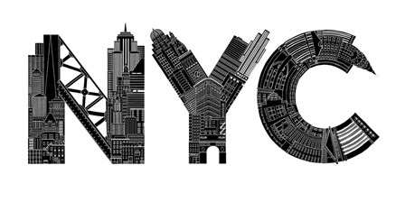 NYC by Robert Farkas art print