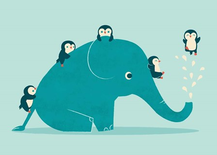 Waterslide by Jay Fleck art print