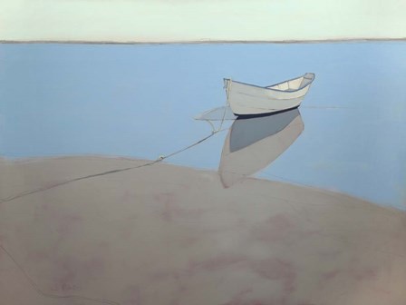 White Dory by John Rufo art print