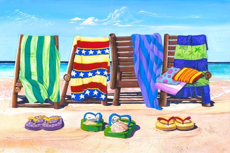 Sandals and Seats by Scott Westmoreland art print