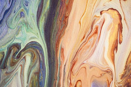 Fluid Acrylic  Heating Waves 1 by Jenny Rainbow Fine Art art print