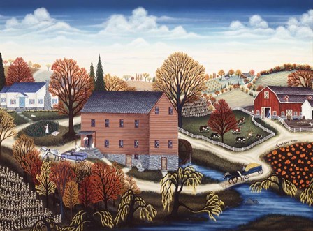 Clifton Mill by Kathy Jakobsen art print