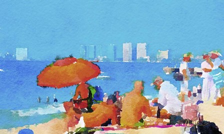 Beach Boys by Pamela A. Johnson art print