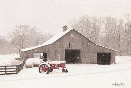 Tractor for Sale by Lori Deiter art print