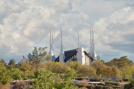 Las Vegas Temple by Ramona Murdock art print