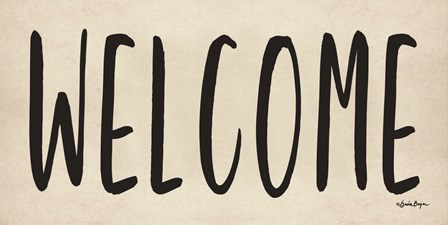 Welcome by Susie Boyer art print