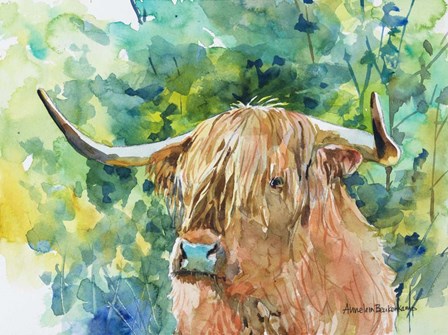 Steer II by Annelein Beukenkamp art print