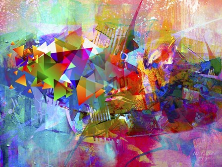 My Colorful Mind 12 by Ata Alishahi art print