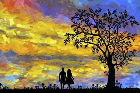 With My Love by Ata Alishahi art print