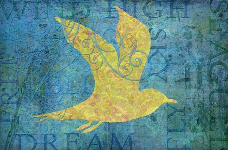 Freedom Bird by Cora Niele art print