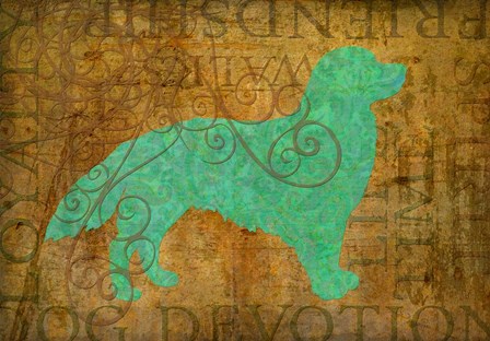 Loyalty Dog by Cora Niele art print