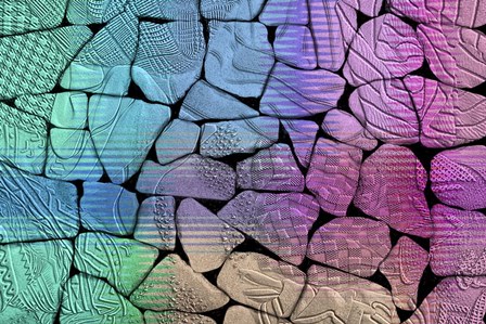 Textured Pebbles 1 by Anita Vincze art print