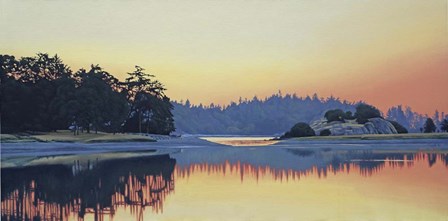 Piper's Lagoon Sundown by Ron Parker art print