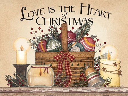 Love is the Heart of Christmas by Linda Spivey art print