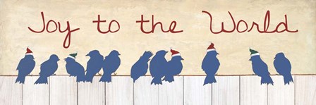 Joy To The World Birds by Patricia Pinto art print