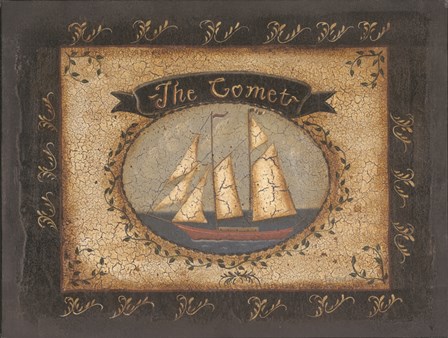 The Comet by Pam Britton art print
