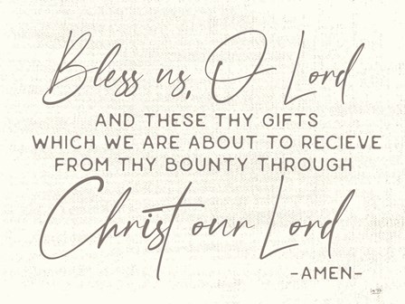 Bless Us by Lux + Me Designs art print