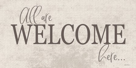 All are Welcome Here by Susie Boyer art print