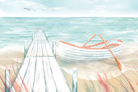 Ocean Breeze II by Dina June art print