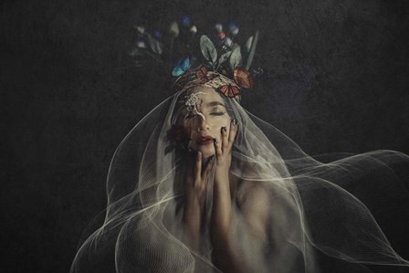 Fake Bride by Djayent Abdillah art print