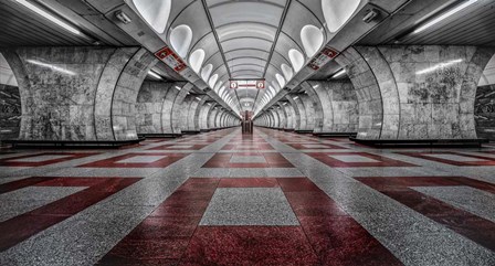 Prague Metro by Massimo Cuomo art print