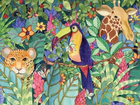 Jungle by Kathleen Parr McKenna art print