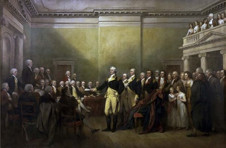 General George Washington resigning his Commission by Vernon Lewis Gallery/Stocktrek Images art print