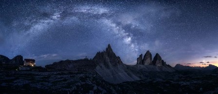 Stars in the Dolomites by Daniel Gastager art print