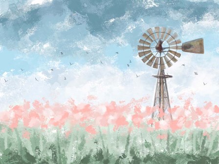 Farmhouse Floral by Melody Hogan art print