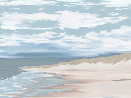 Sand On The Beach by Adebowale art print