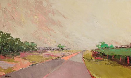 Western Pampa Landscape by Virginia Chapuis art print