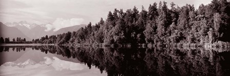 Lake Matheson, New Zealand by Panoramic Images art print