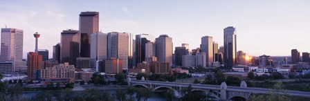 Summer, Skyline, Cityscape, Calgary, Alberta, Canada by Panoramic Images art print