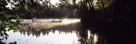 Lake in the forest, Sierra Foothills by Panoramic Images art print