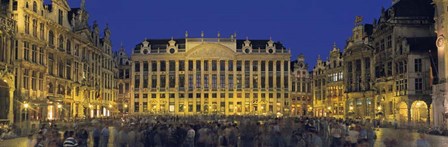 Grand Palace Square, Brussels, Belgium by Panoramic Images art print
