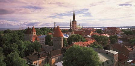 Tallinn Estonia by Panoramic Images art print