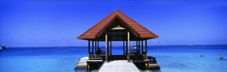 Pier Maldives by Panoramic Images art print