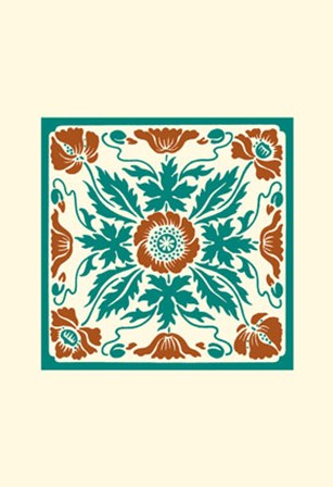 Tile Motif II by Vision Studio art print