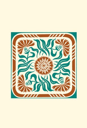 Tile Motif IV by Vision Studio art print