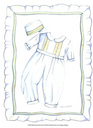 Baby&#39;s Special Day (D) II by Megan Meagher art print