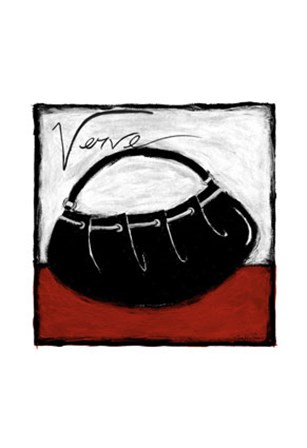 Verve on Red by Chariklia Zarris art print