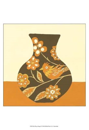 Take Wing in Orange II by Vision Studio art print