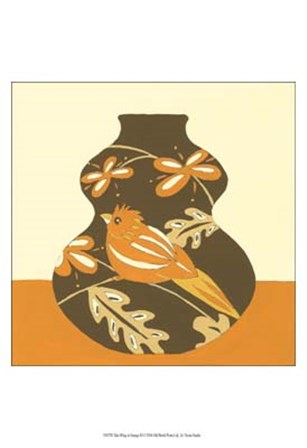 Take Wing in Orange III by Vision Studio art print
