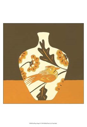 Take Wing in Orange IV by Vision Studio art print