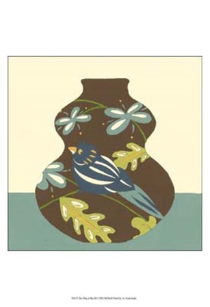 Take Wing in Blue III by Vision Studio art print