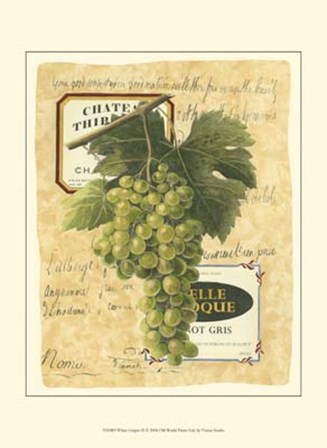 Small White Grapes II by Vision Studio art print