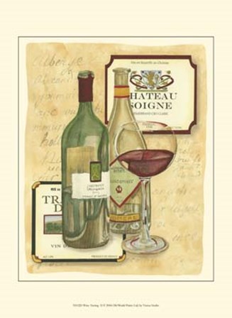 Small Wine Tasting II by Vision Studio art print
