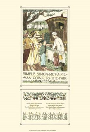 Simple Simon by Francis D. Bedford art print